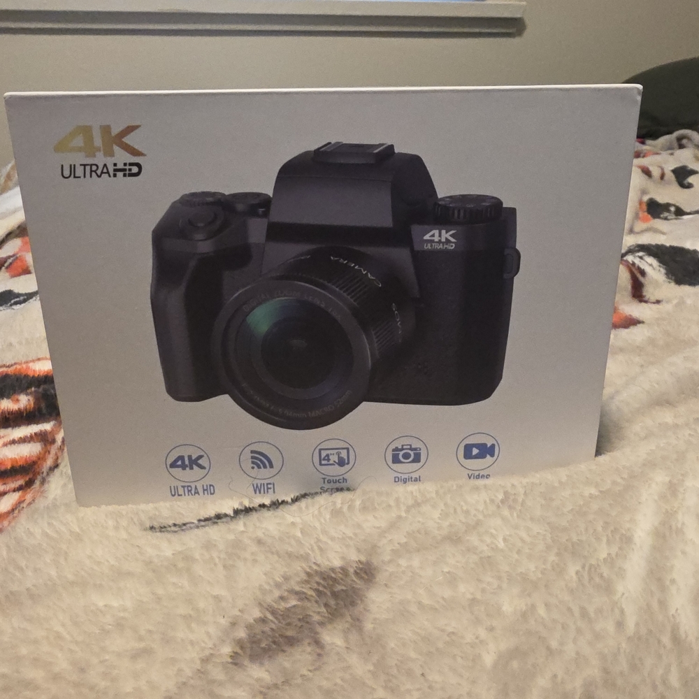 4K Ultra HD Black Camera